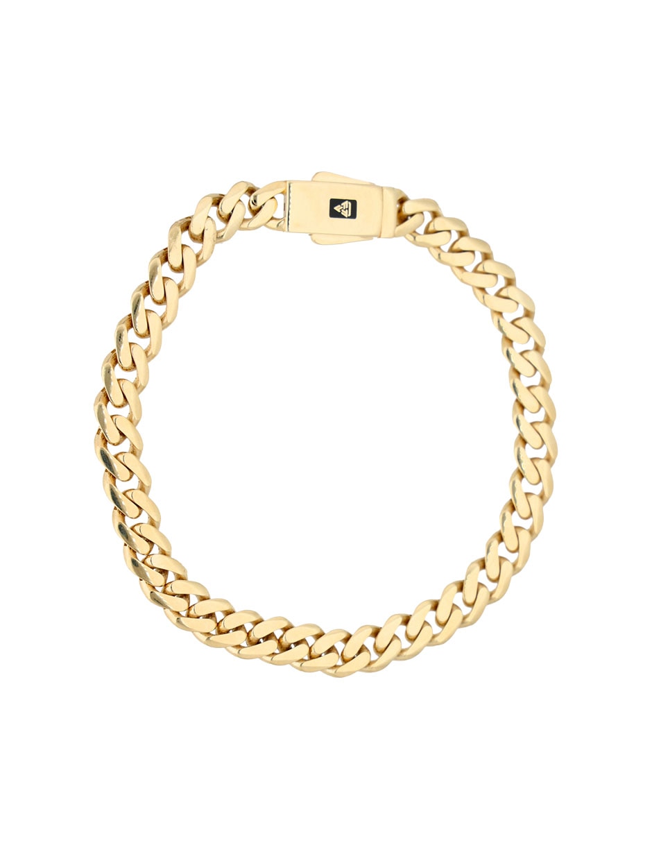 Pulsera Fonelli de oro amarillo 14 k con acabado pulido