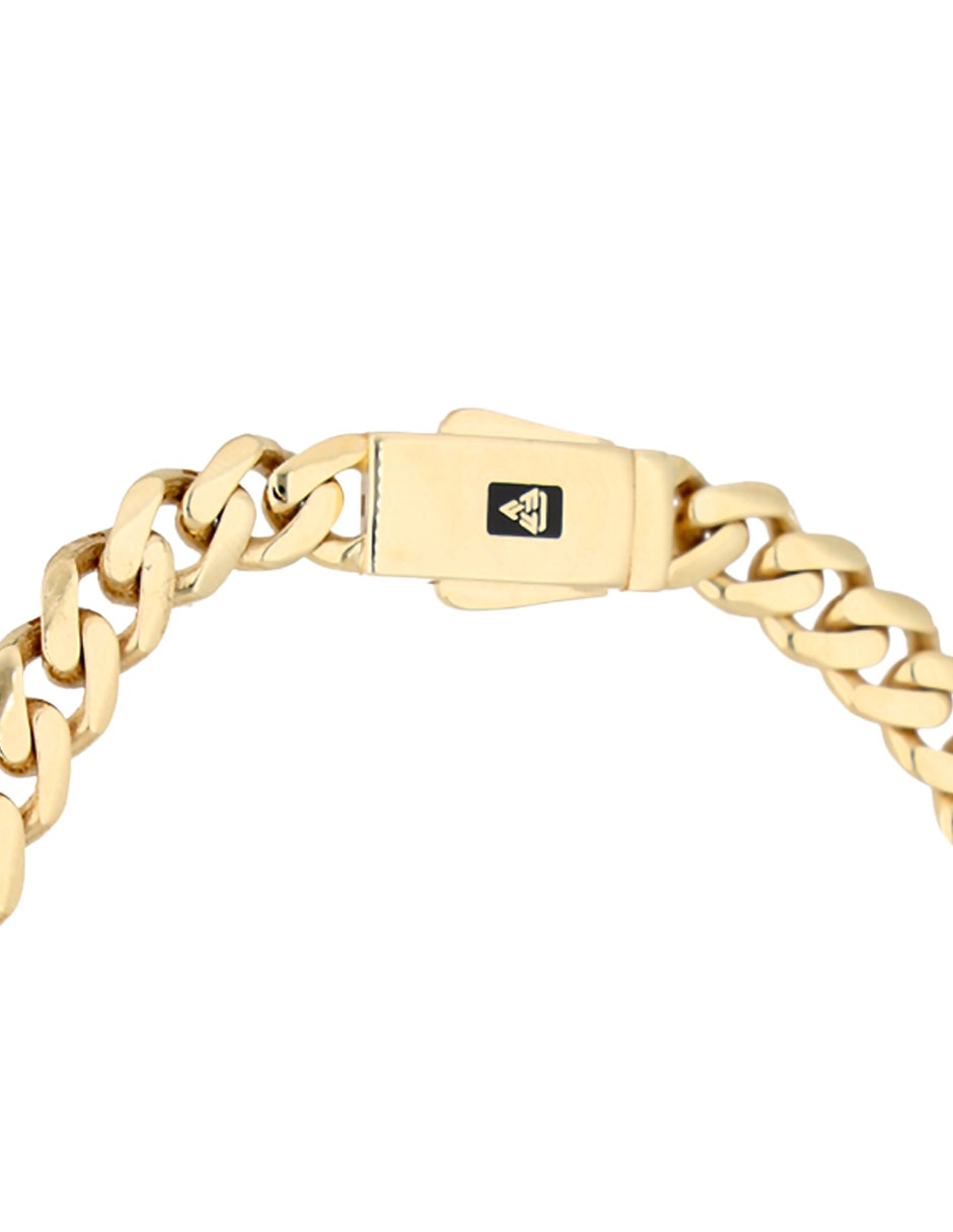 Pulsera Fonelli de oro amarillo 14 k con acabado pulido