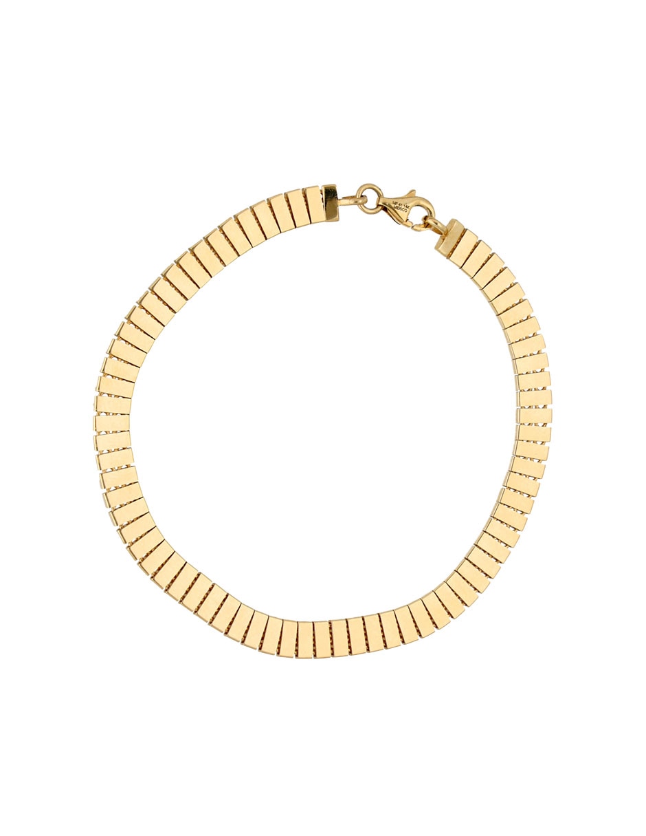 Pulsera Fonelli de oro amarillo 14 k con acabado pulido