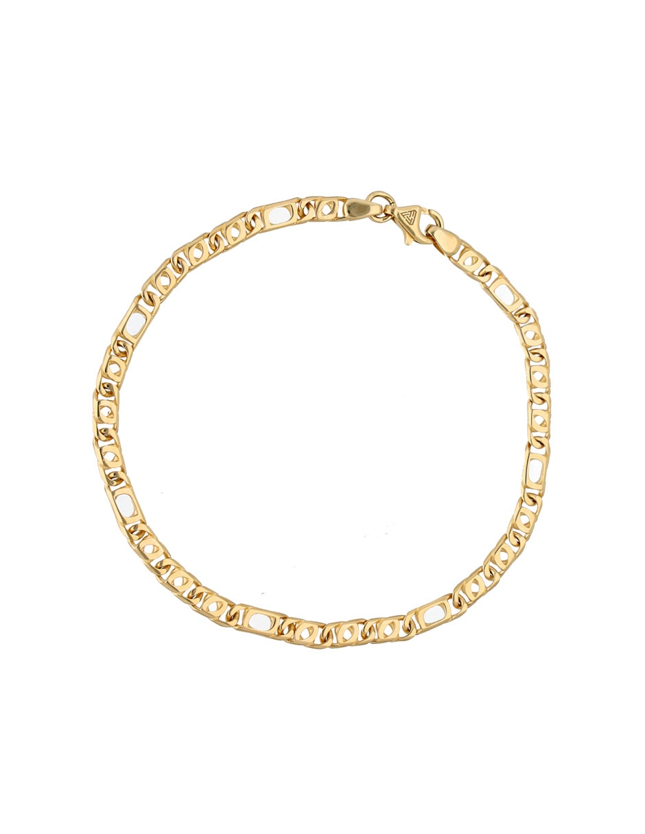 Pulsera Fonelli de oro amarillo 14 k con acabado pulido