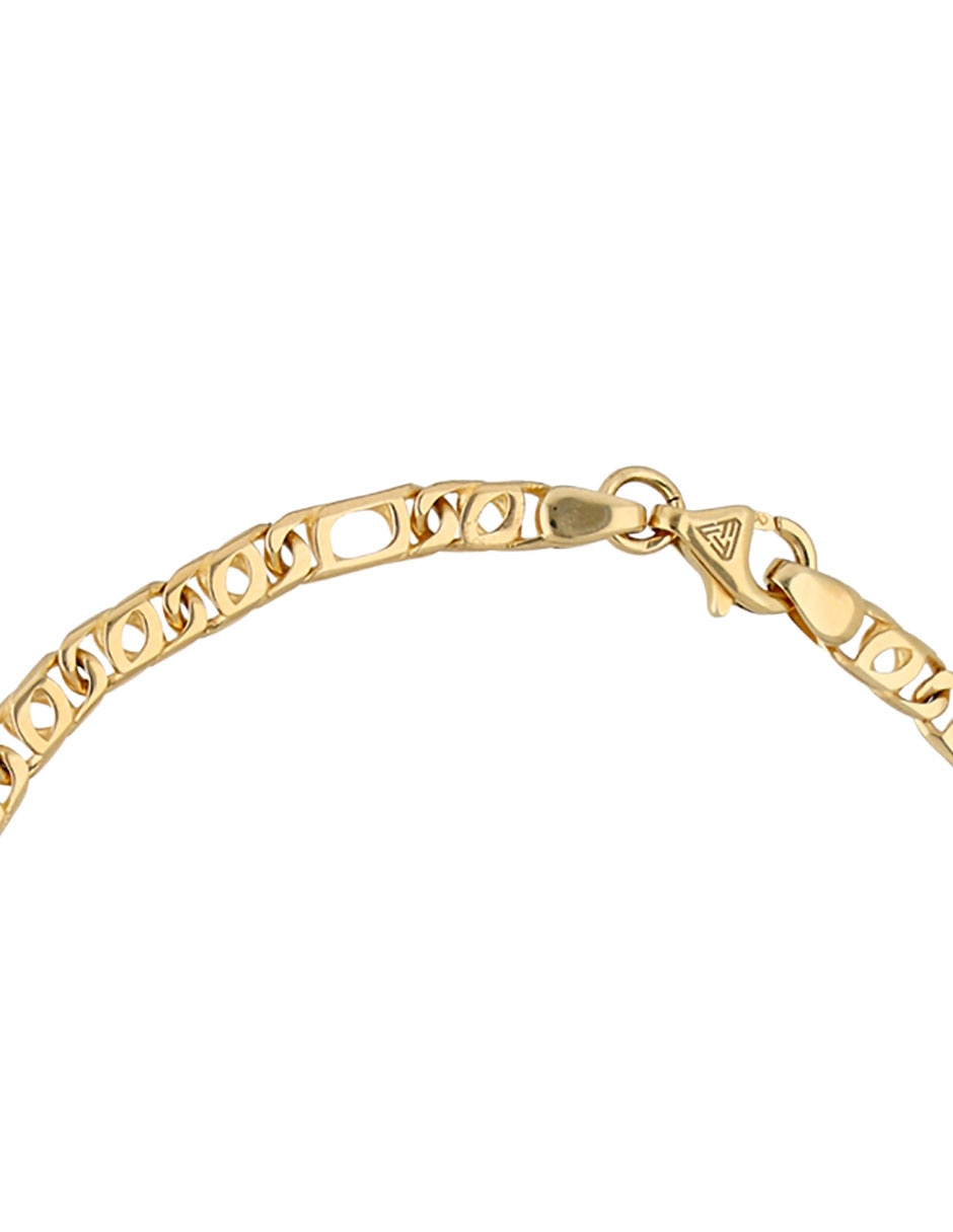 Pulsera Fonelli de oro amarillo 14 k con acabado pulido
