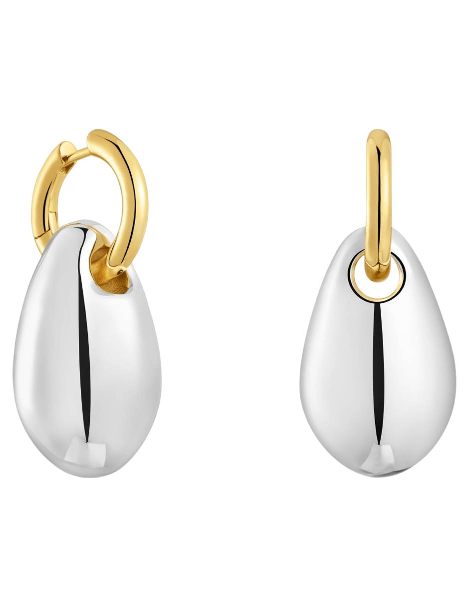 Aretes de aro de plata P 925 1