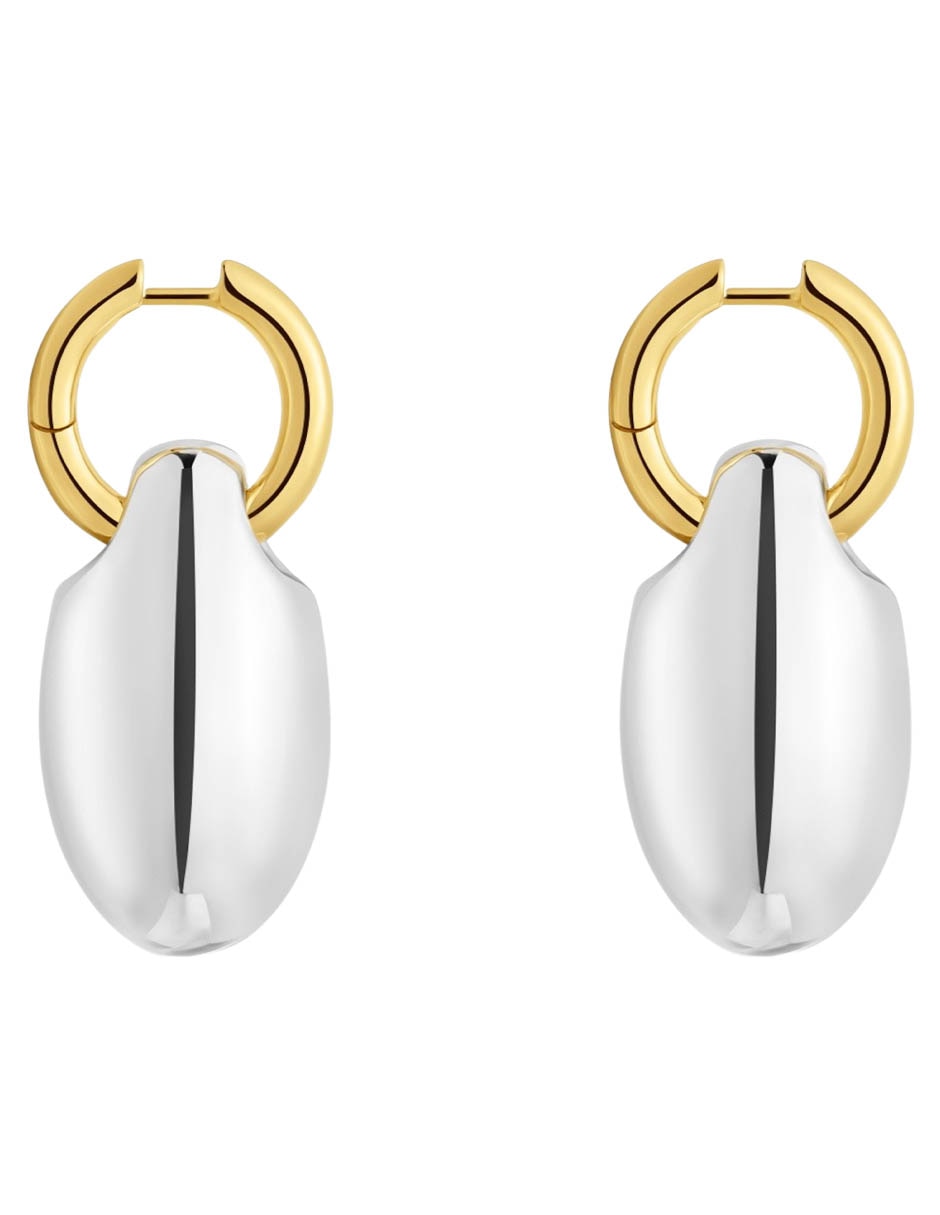 Aretes de aro de plata P 925 2