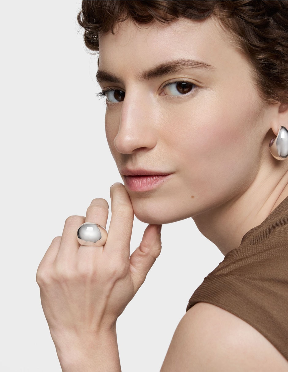 Anillo Warm P 925 de plata brillante