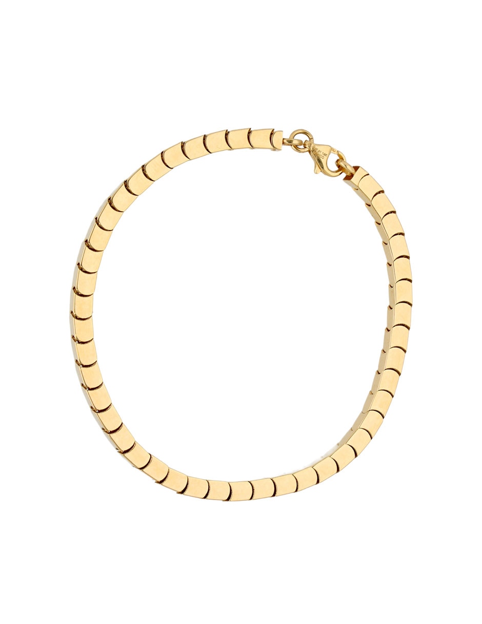 Pulsera Fonelli de oro amarillo 14 k con acabado pulido