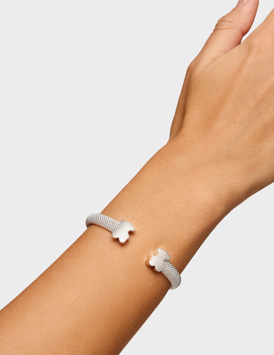 Pulsera de plata P 925 Icon Mesh con acabado brillante 4