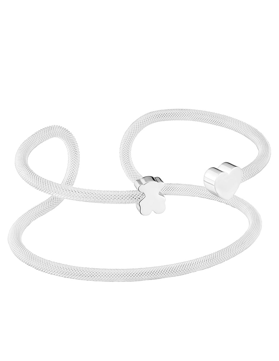Pulsera de plata P 925 Icon Mesh acabado brillante