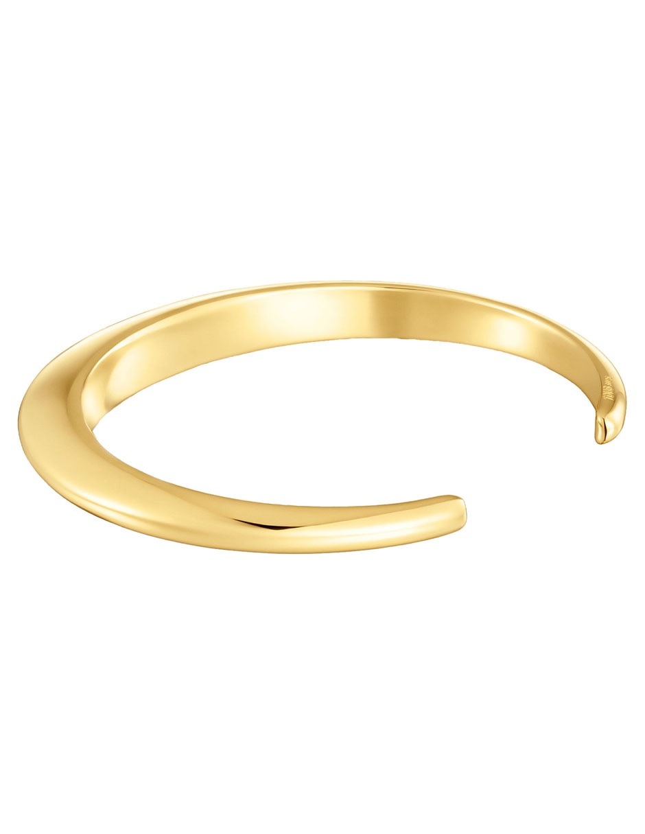 Pulsera de plata P 925 Warm acabado baño de oro 3