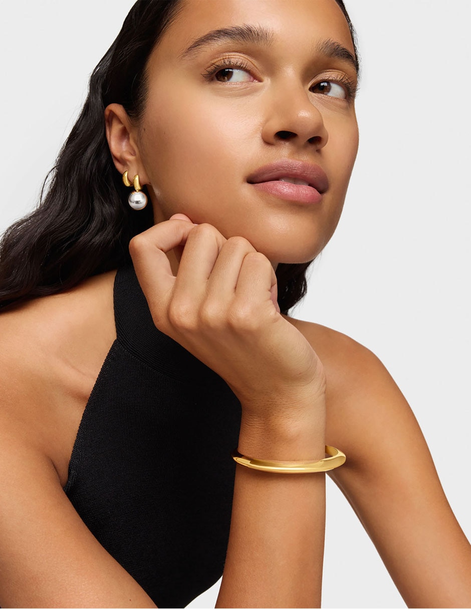 Pulsera de plata P 925 Warm acabado baño de oro 4