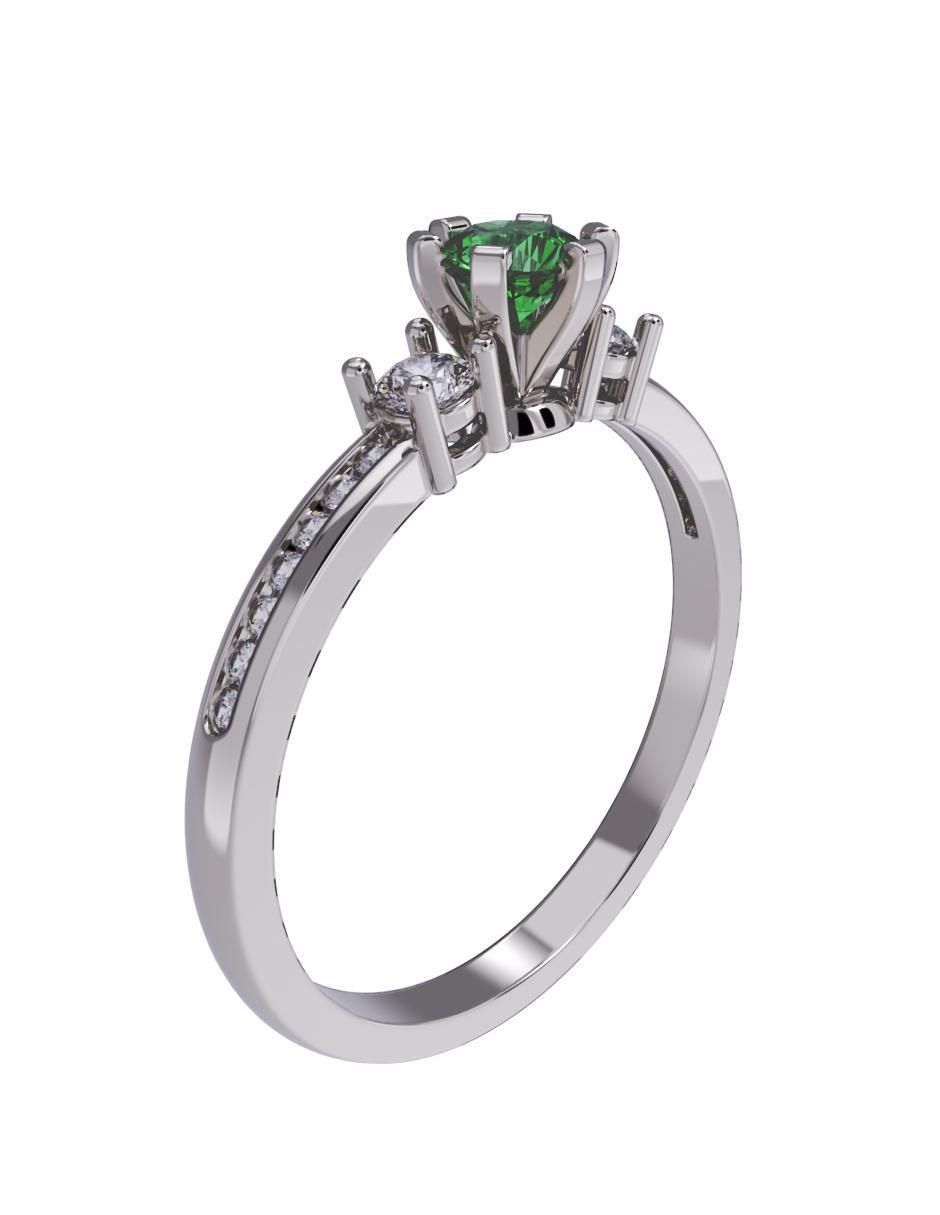 Anillo de compromiso 14 k 3