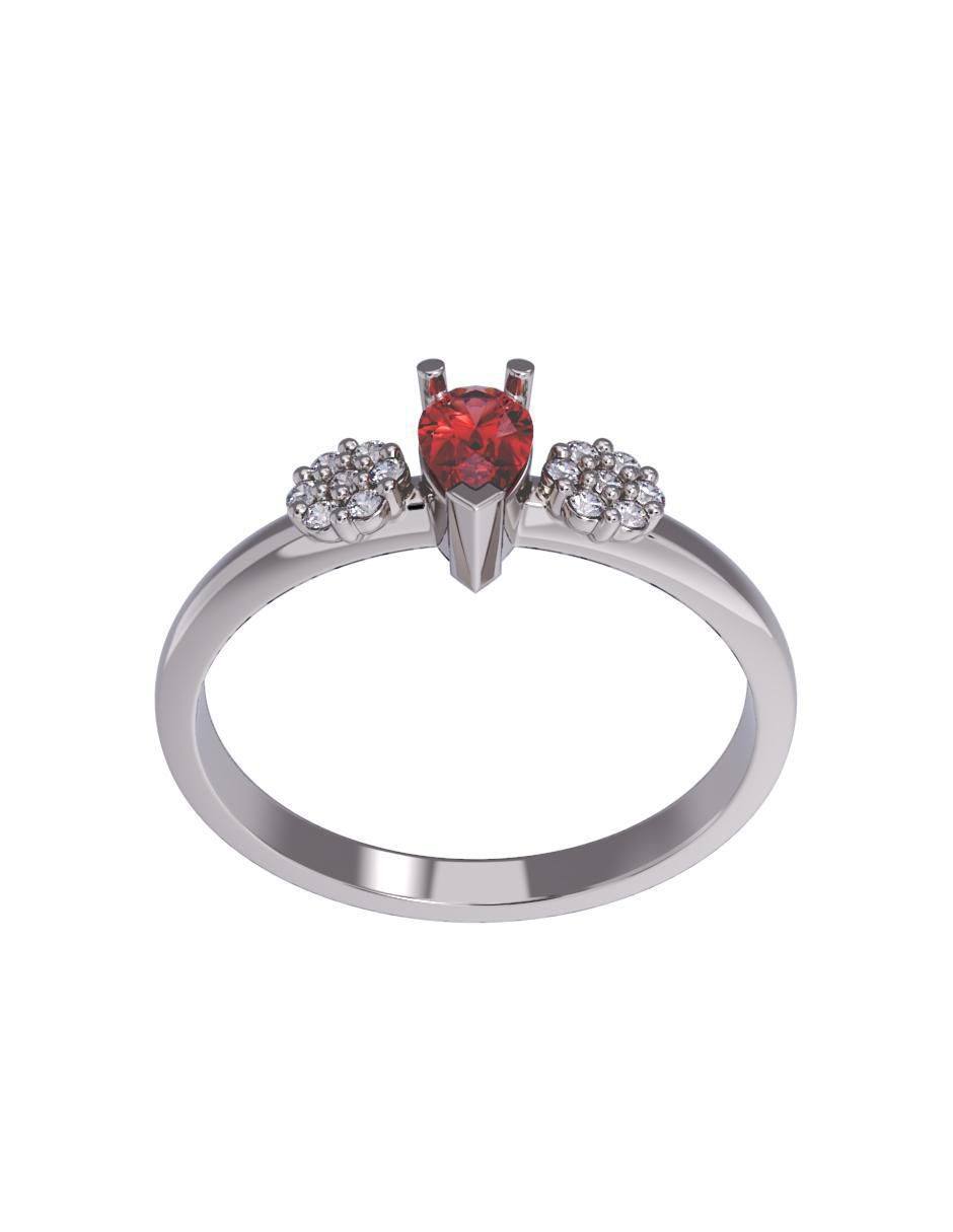 Anillo de compromiso 14 k 2