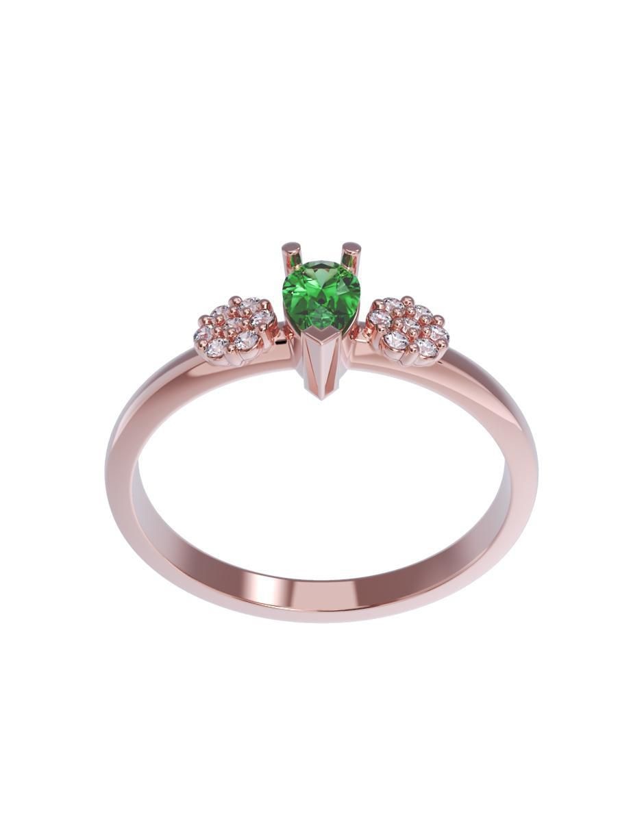 Anillo de compromiso 14 k 2