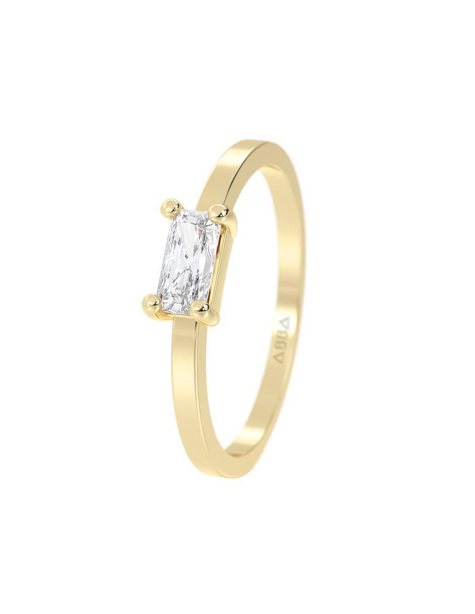 Anillo de compromiso 14 k 5