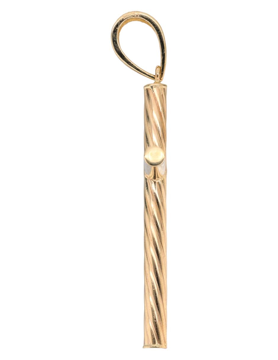 Dije de cruz de oro amarillo 14 K Dije de cruz de oro amarillo 14 K