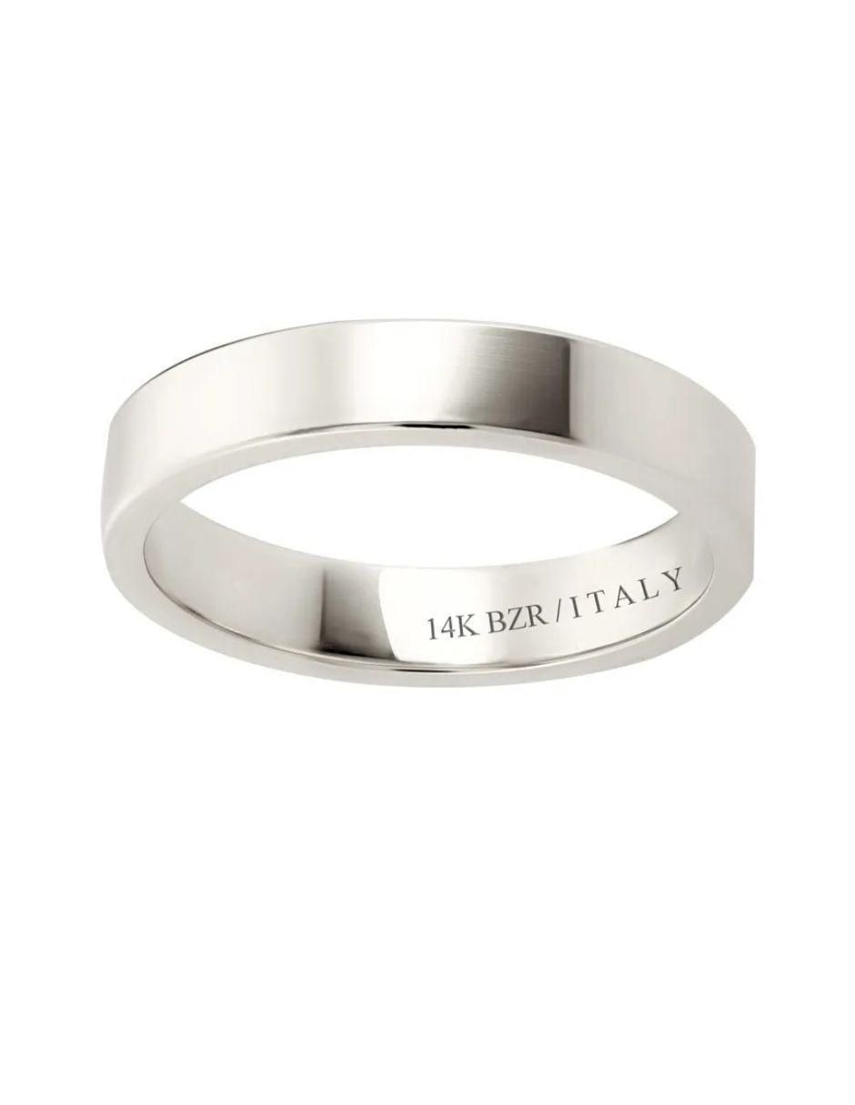Argolla de oro blanco 14 k Joyerías Bizzarro Argolla de oro blanco 14 k Joyerías Bizzarro