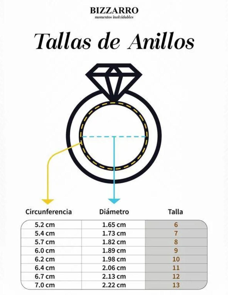 Argolla de oro 14 k diamante 7