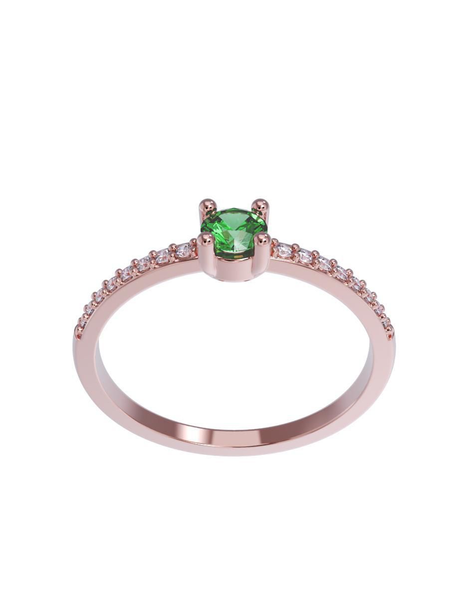 Anillo de compromiso 14 k 2