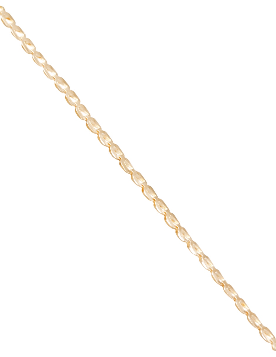Pulsera de oro 14 k con acabado pulido