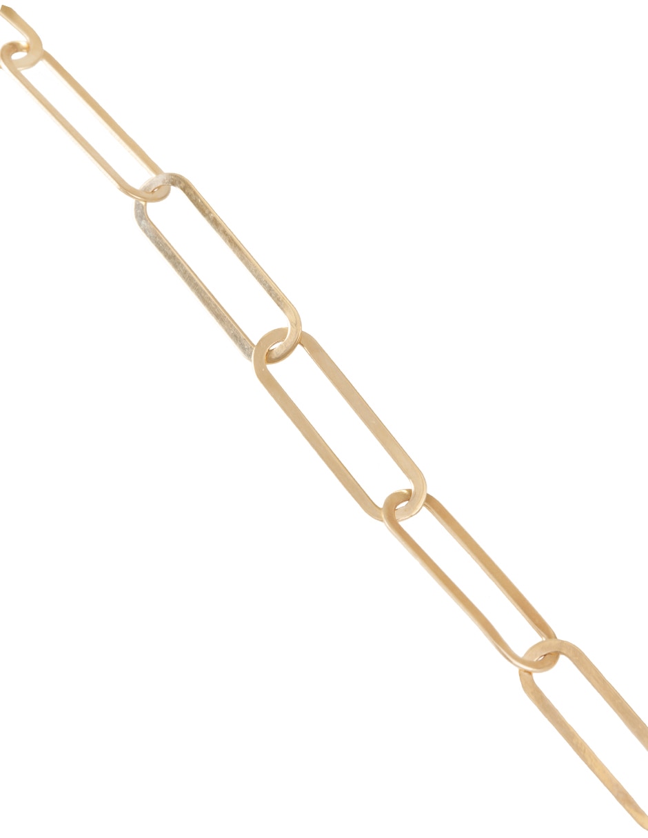 Pulsera de oro 14 k con acabado pulido Pulsera de oro 14 k con acabado pulido