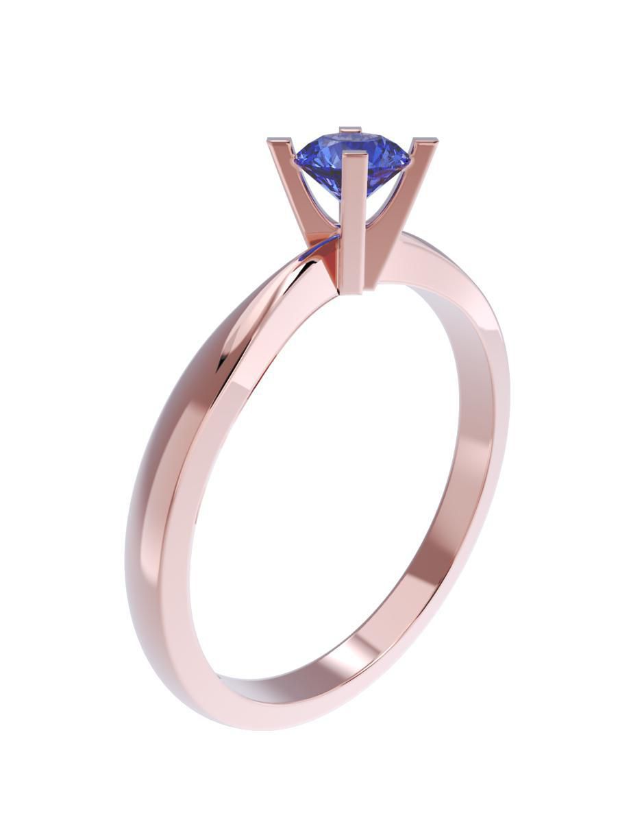 Anillo de compromiso 14 k 3