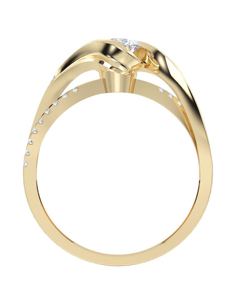 Anillo de compromiso 14 k 5