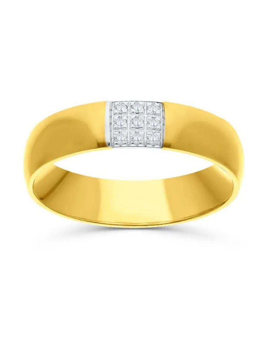 Argolla de oro 14 k diamante Argolla de oro 14 k diamante