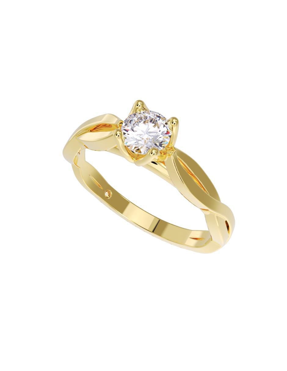 Anillo de compromiso 14 k 2