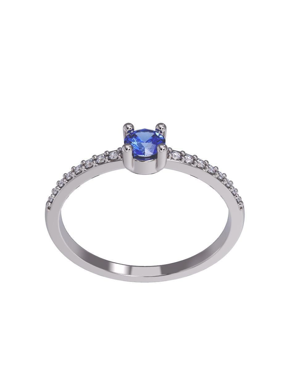 Anillo de compromiso 14 k 2