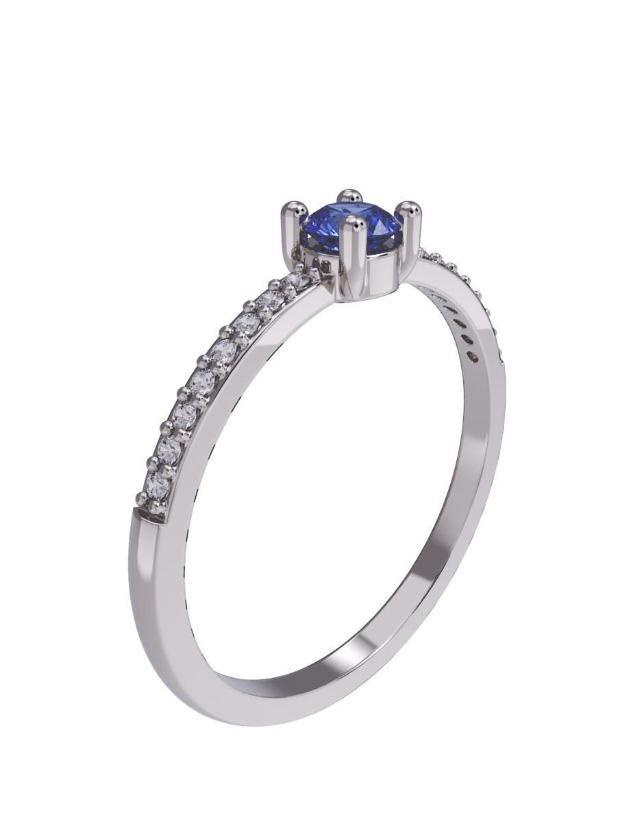 Anillo de compromiso 14 k 3
