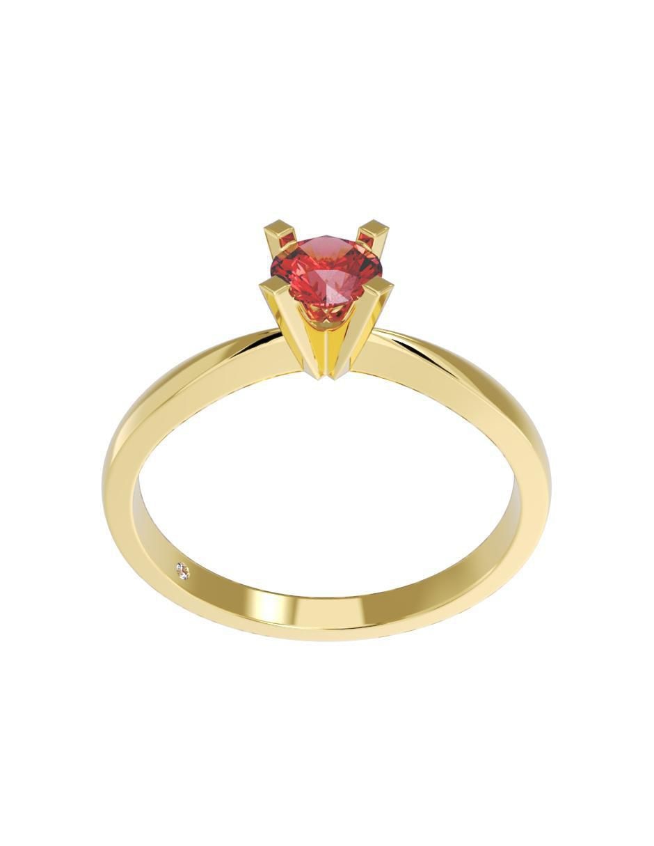 Anillo de compromiso 14 k 2