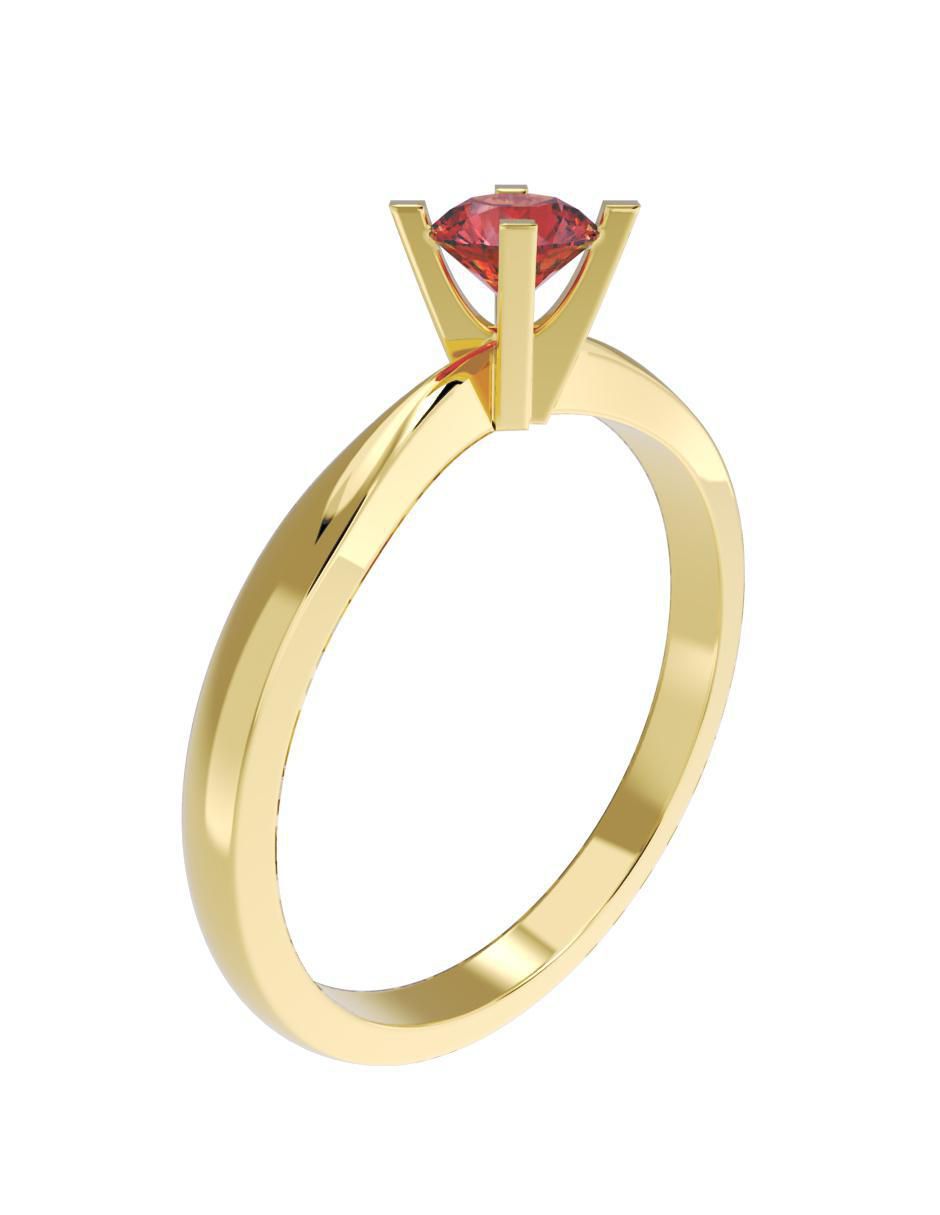 Anillo de compromiso 14 k 3