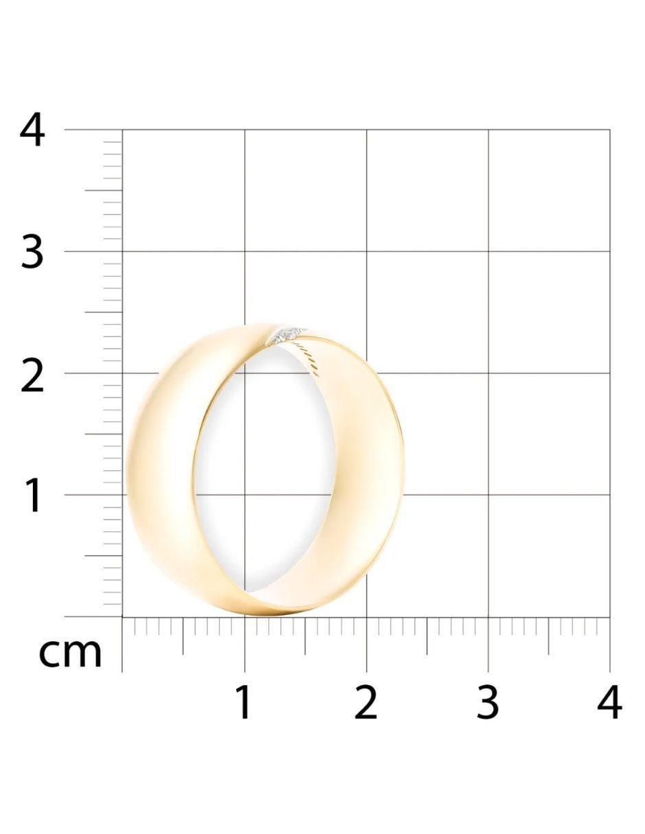 Argolla de oro 14 k diamante 5