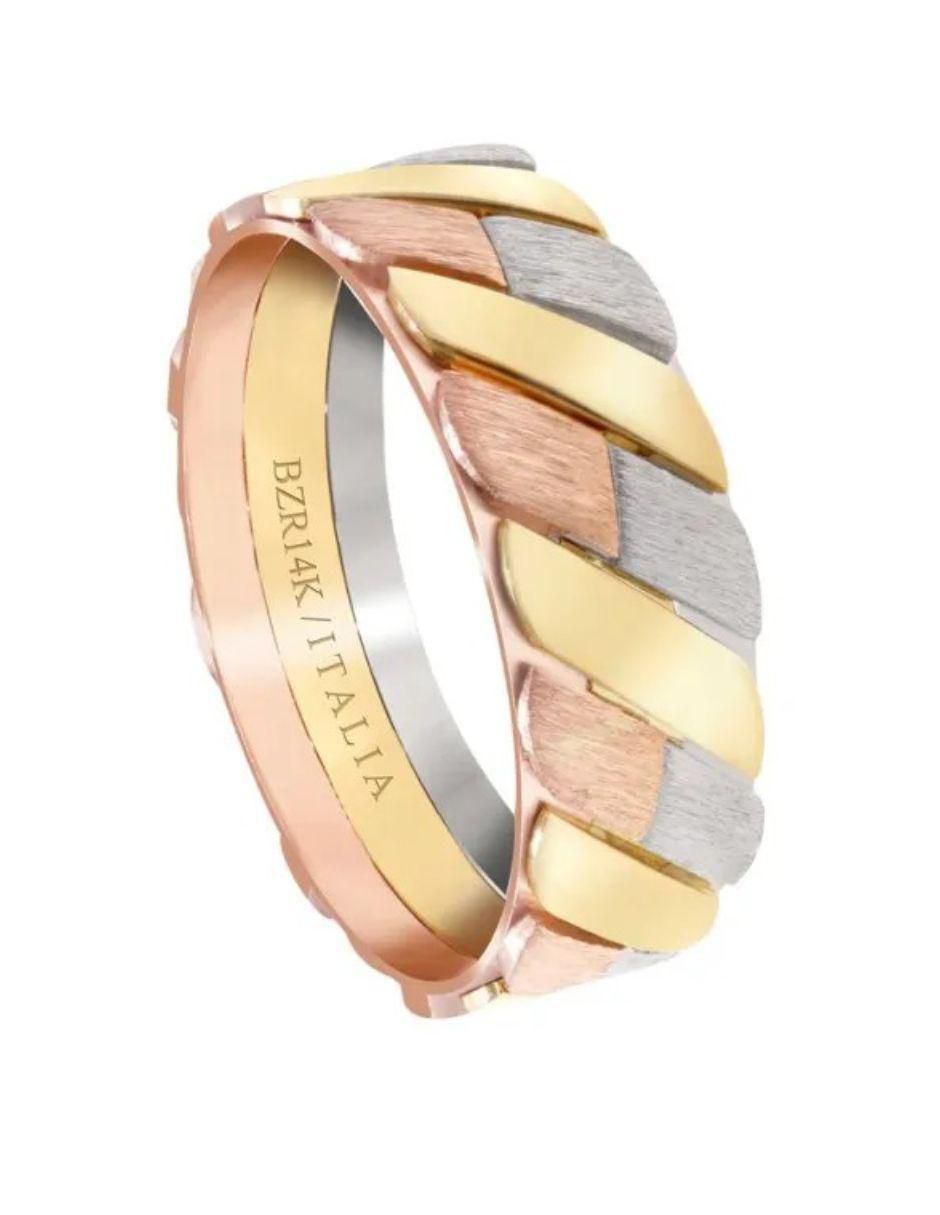 Argolla de oro 14 k 3