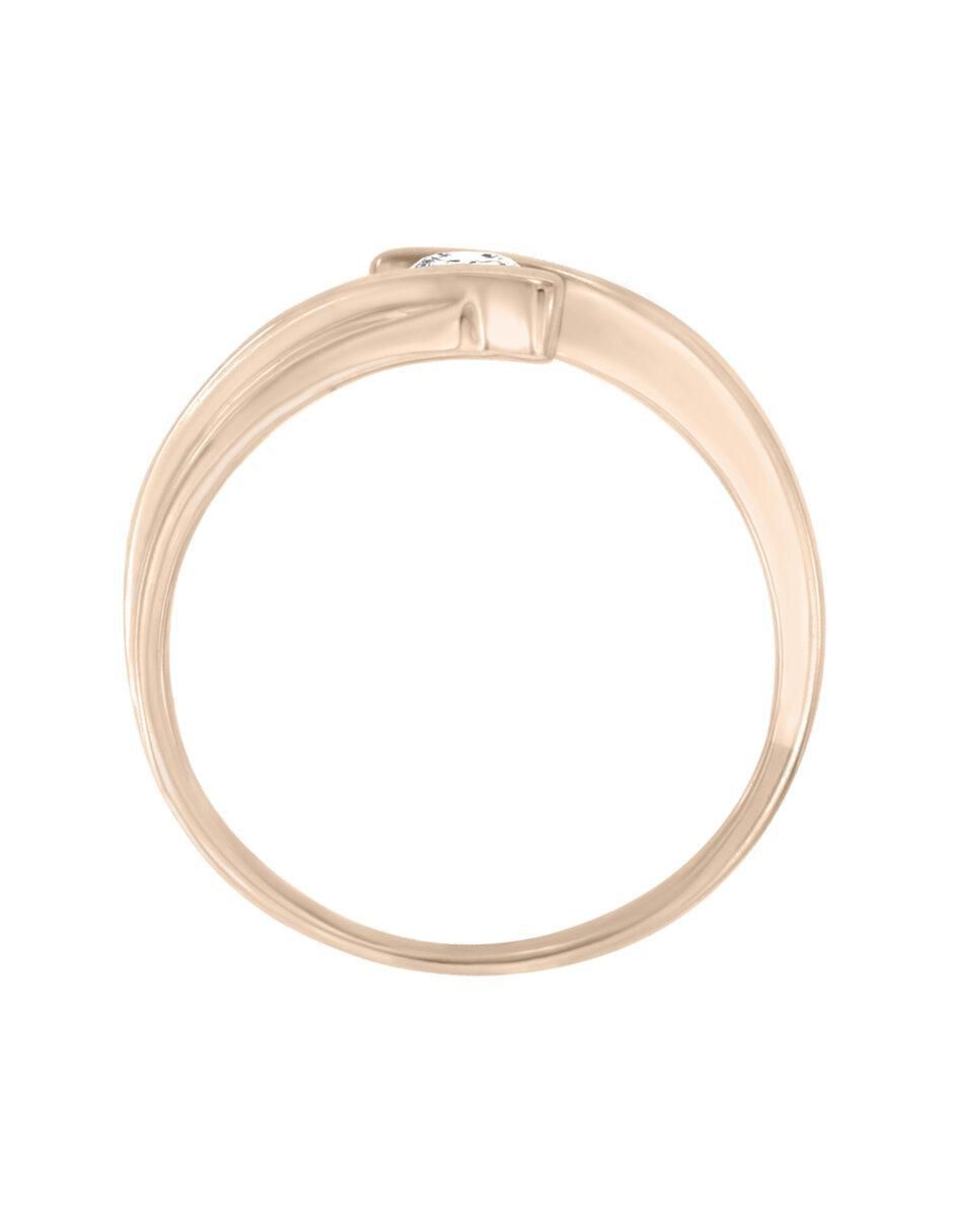 Anillo de compromiso 14 k diamante 3