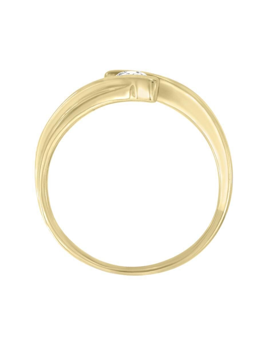 Anillo de compromiso 14 k diamante 4