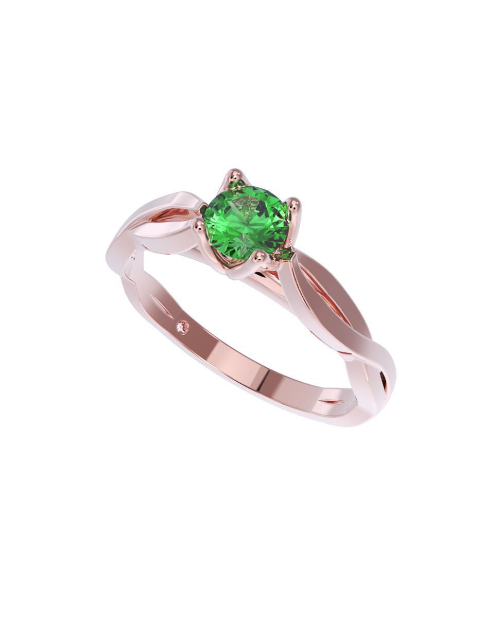 Anillo de compromiso 14 k Lavinia 4