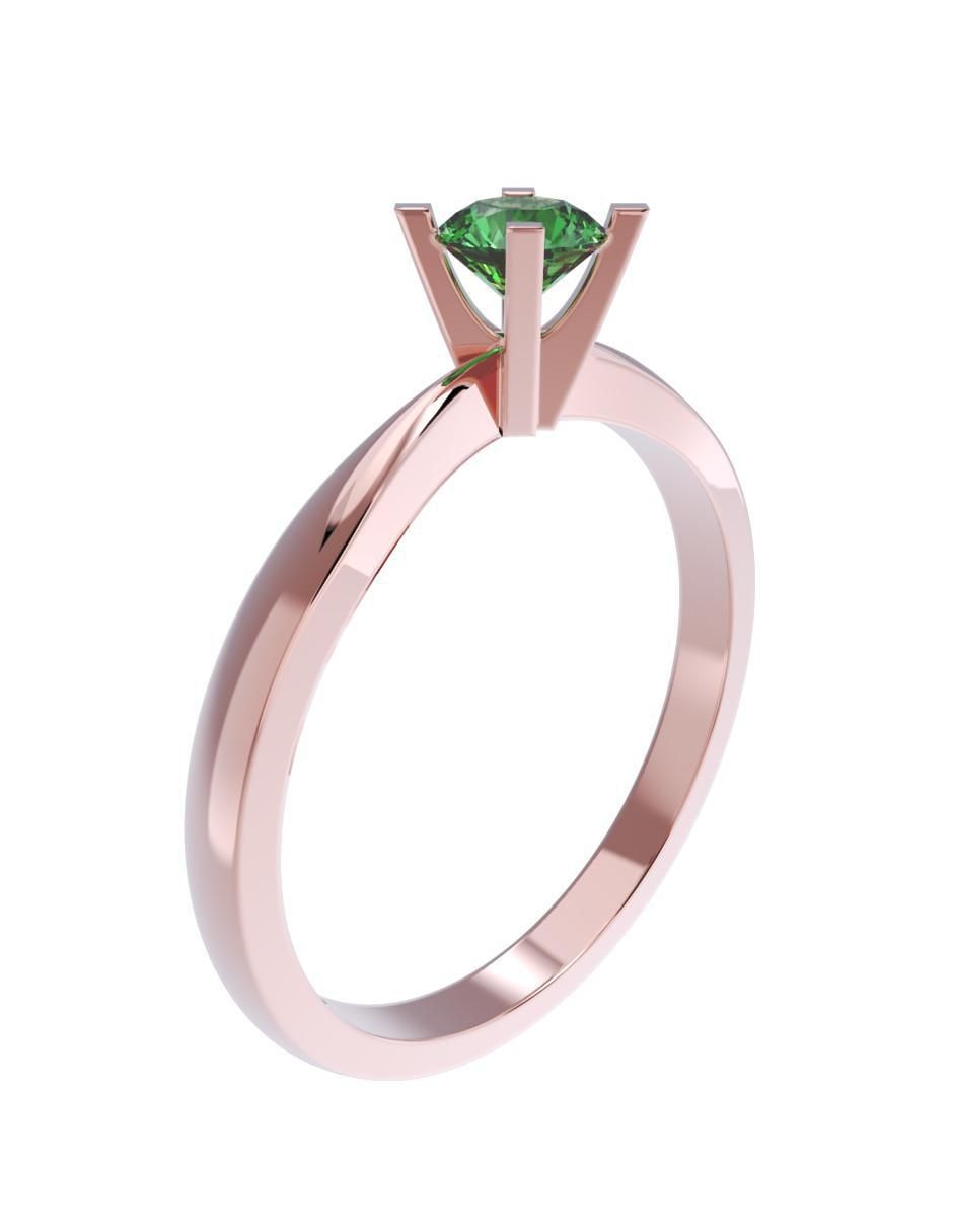 Anillo de compromiso 14 k 3