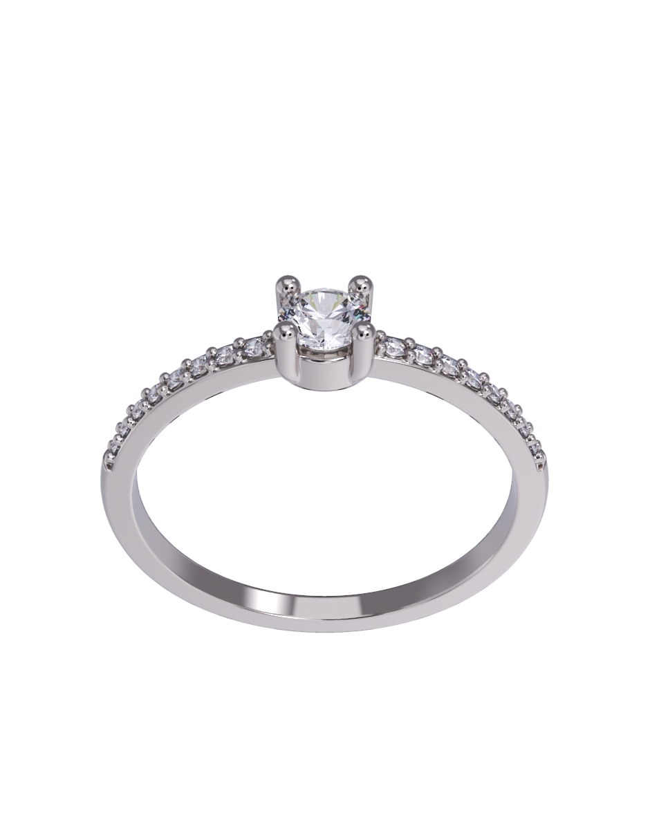 Anillo de compromiso 14 k 2