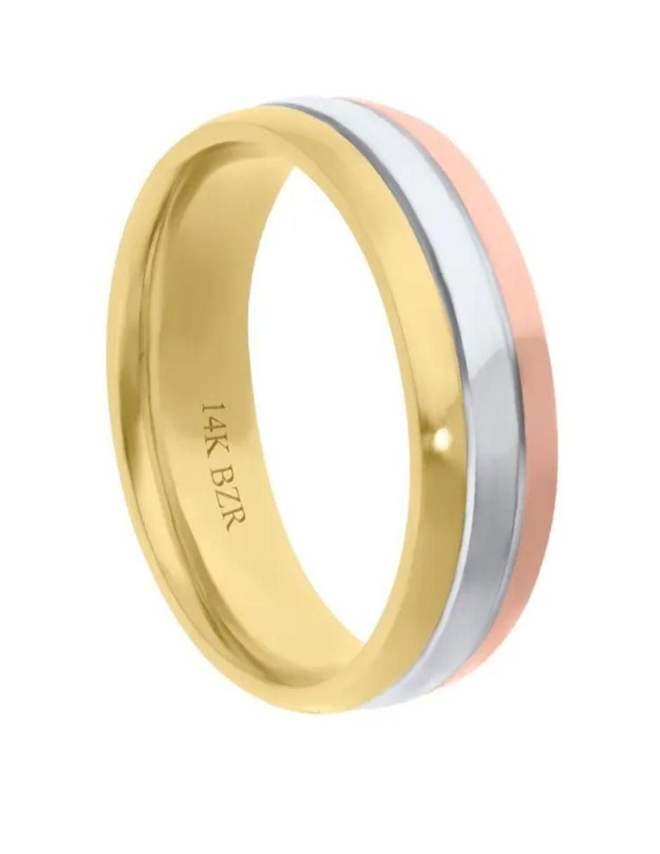 Argolla de oro florentino 14 k