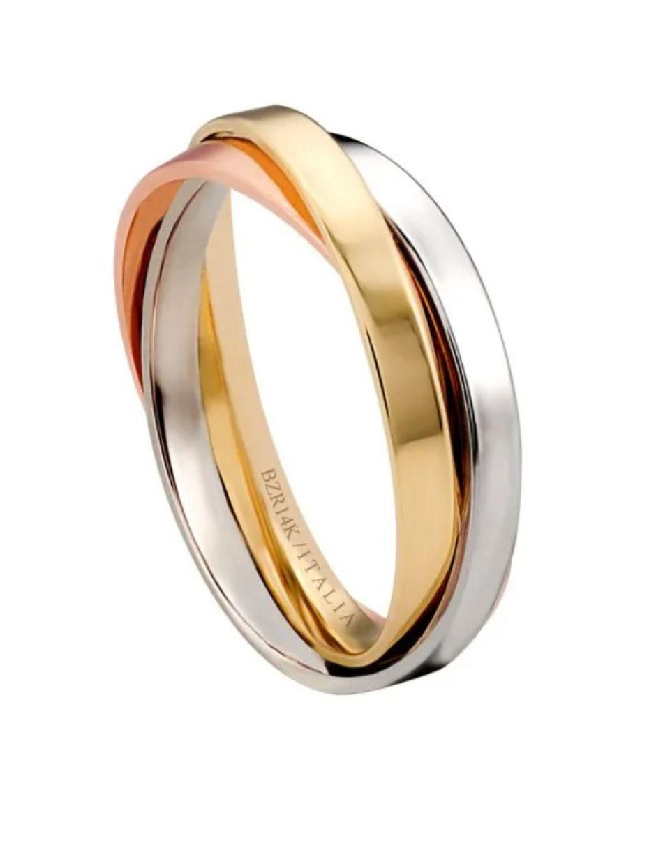 Argolla de oro 14 k 3