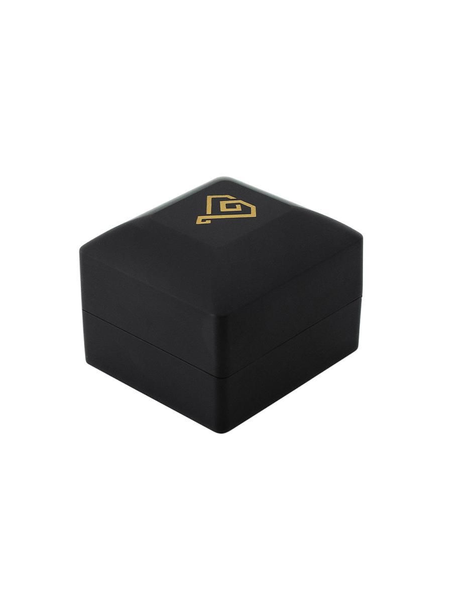 Anillo de compromiso de Oro 10 K Eternidad zirconia 4