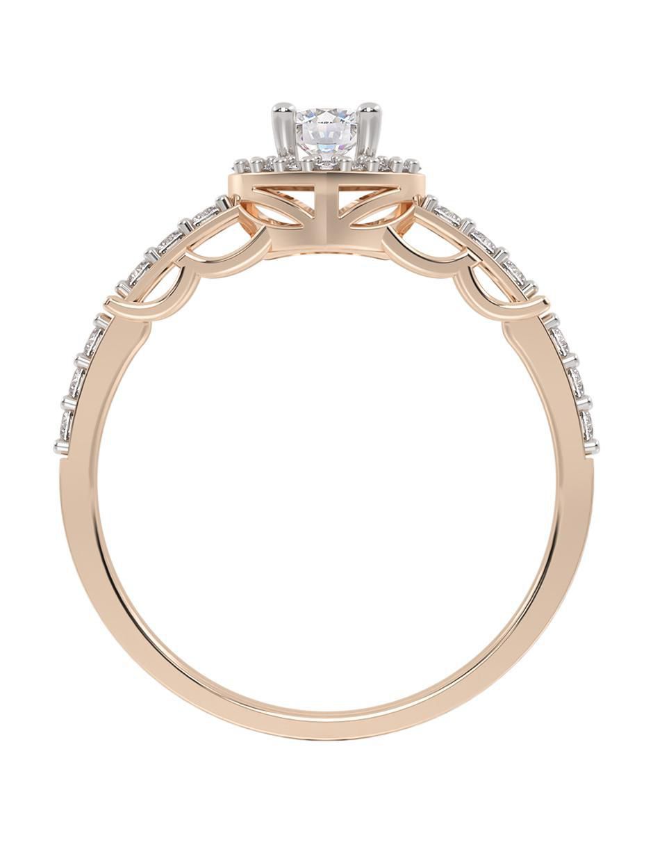 Anillo de compromiso 10 k Eternidad 2025 3
