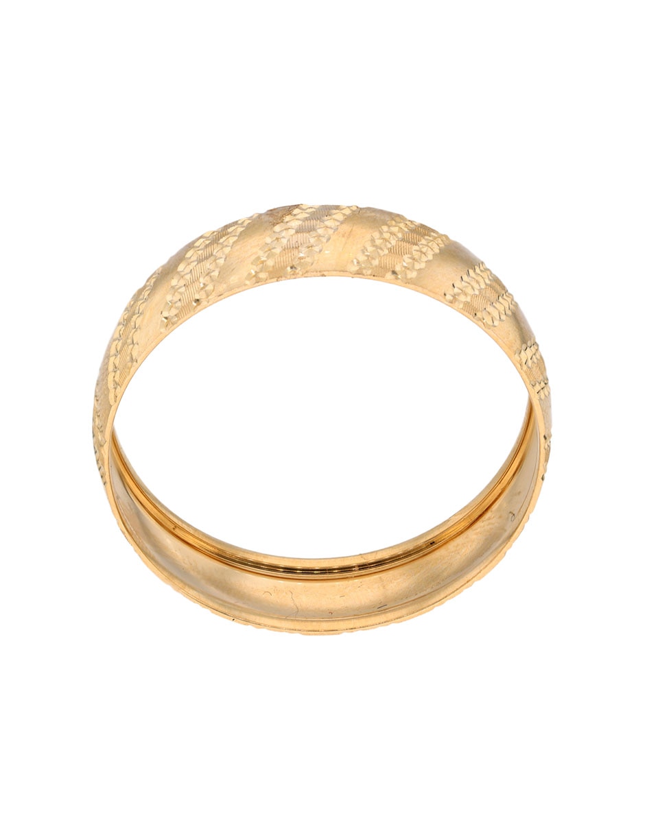 Argolla de oro amarillo 14 k Fonelli