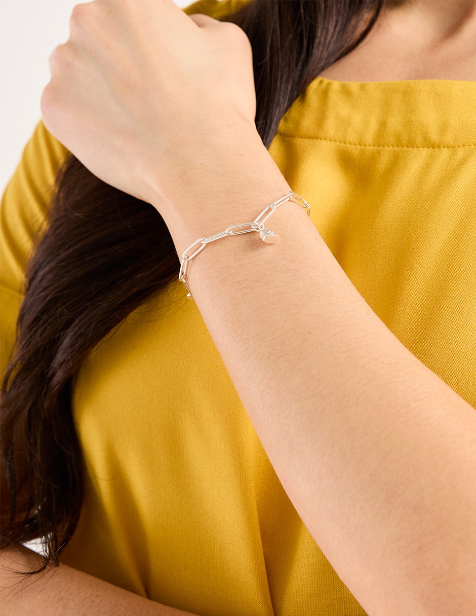 Pulsera de plata p 925 Fashion con acabado brillante