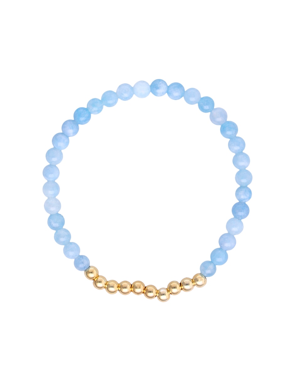 Pulsera de plata P 925 con cuarzo Fashion acabado baño de oro Pulsera de plata P 925 con cuarzo Fashion acabado baño de oro