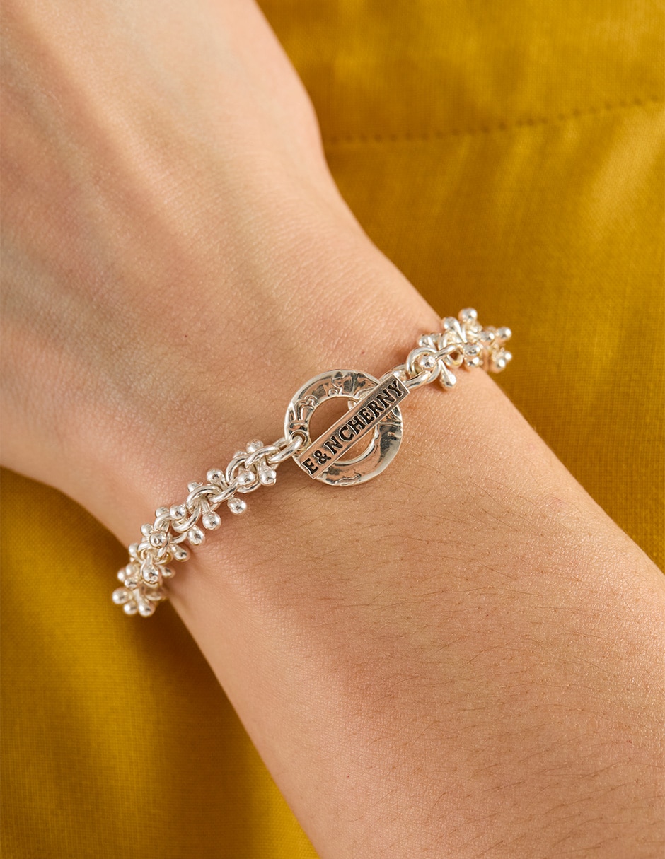 Pulsera de plata p 925 Fashion con acabado brillante Pulsera de plata p 925 Fashion con acabado brillante
