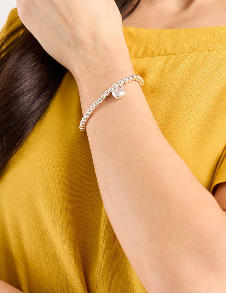 Pulsera de plata p 925 con acabado brillante
