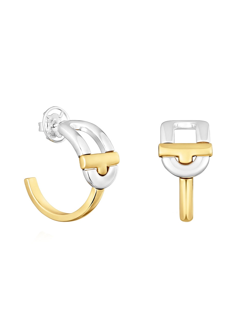 Aretes de aro de plata P 925