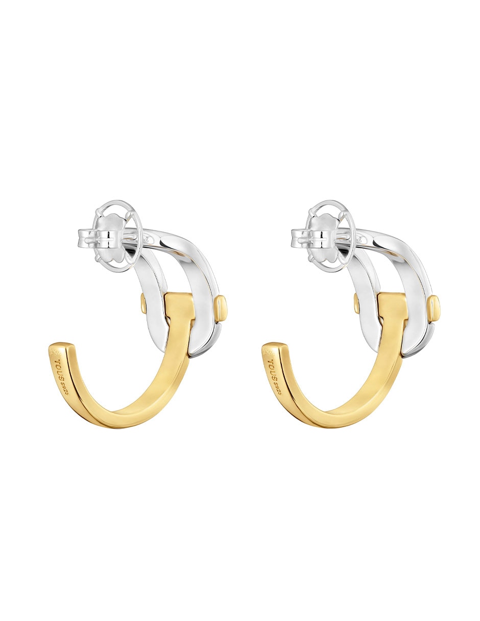 Aretes de aro de plata P 925 3