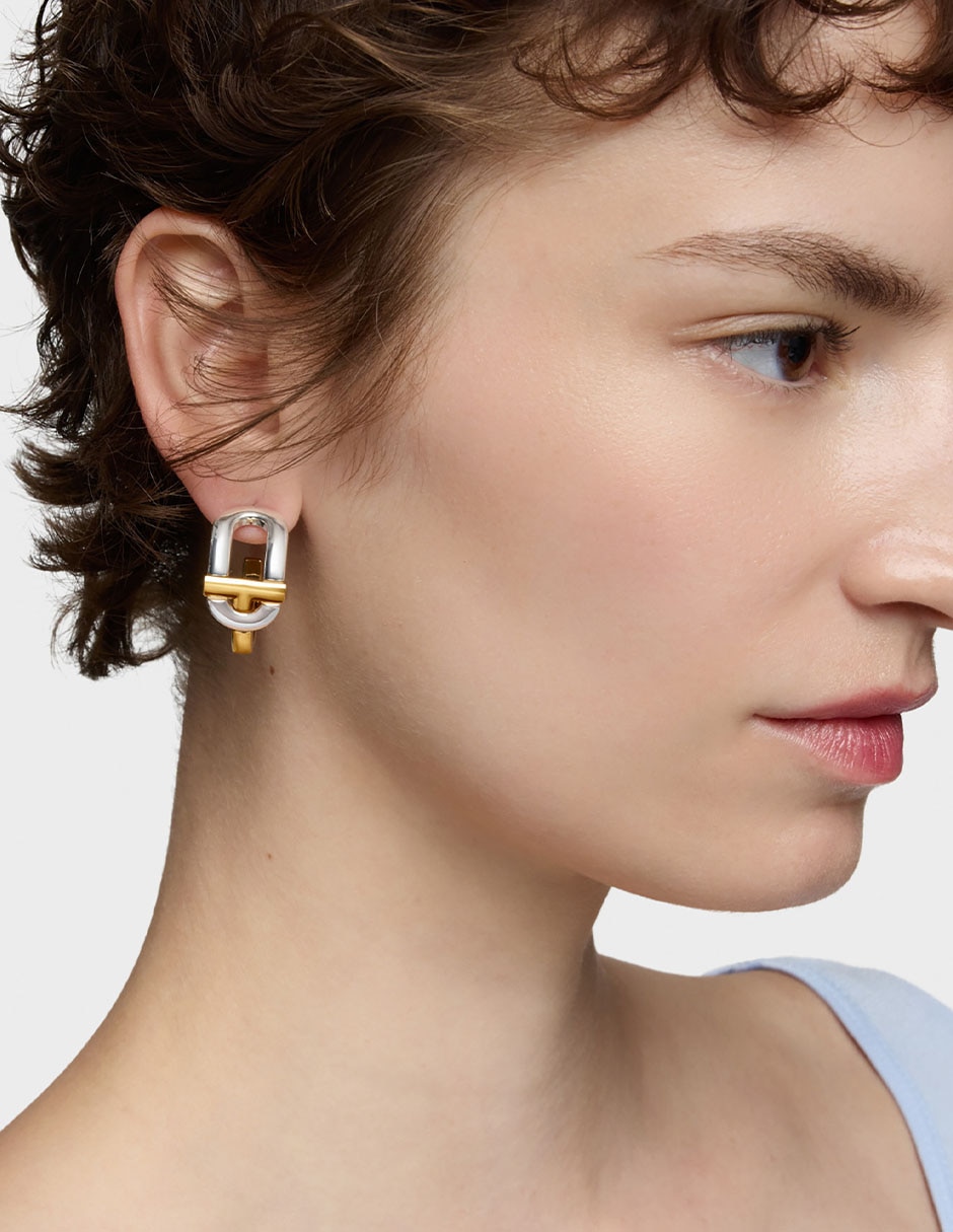 Aretes de aro de plata P 925 4